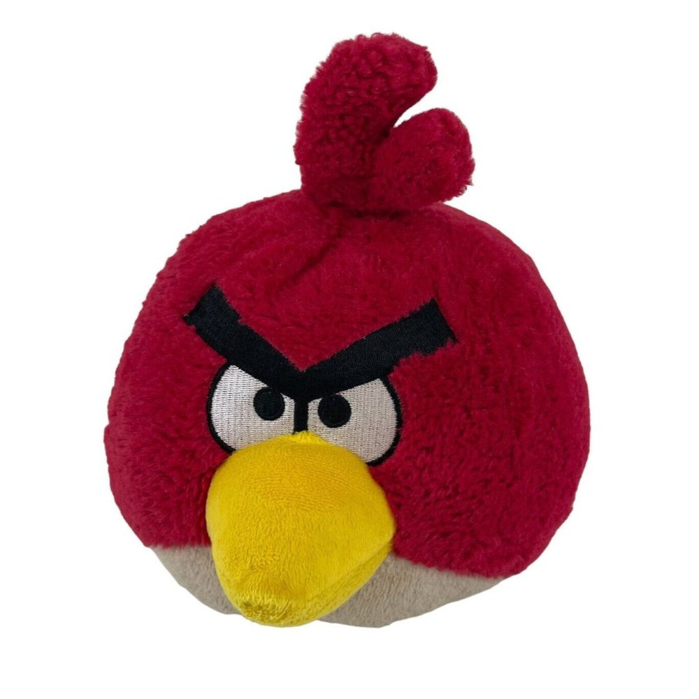 Common Wealth Angry Birds Red Bird 10” Plush Stuffed Animal Toy‎